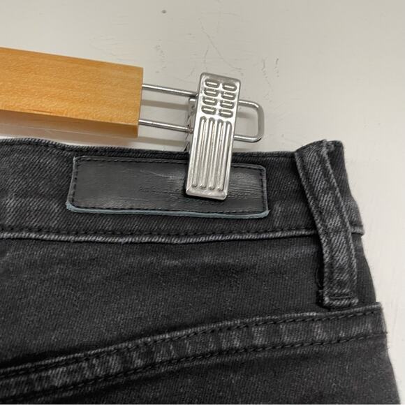 Articles of Society Black Acid Wash Dylan Slim Jeans Womens 31 Denim Zip Fly - Picture 9 of 11